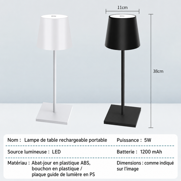 Lampe de table LED sans fil