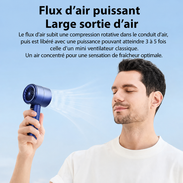 Ventilateur de Poche Rechargeable USB