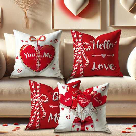 Coussins Romantiques de Saint-Valentin – Douceur & Élégance
