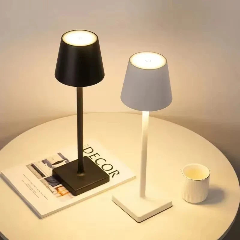 Lampe de Table LED Sans Fil Rechargeable – Tactile et Dimmable
