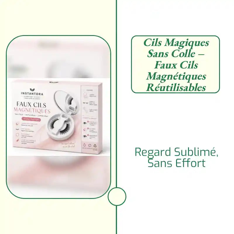 Cils Magiques Sans Colle &ndash; Faux Cils Magn&eacute;tiques R&eacute;utilisables by@Outfy